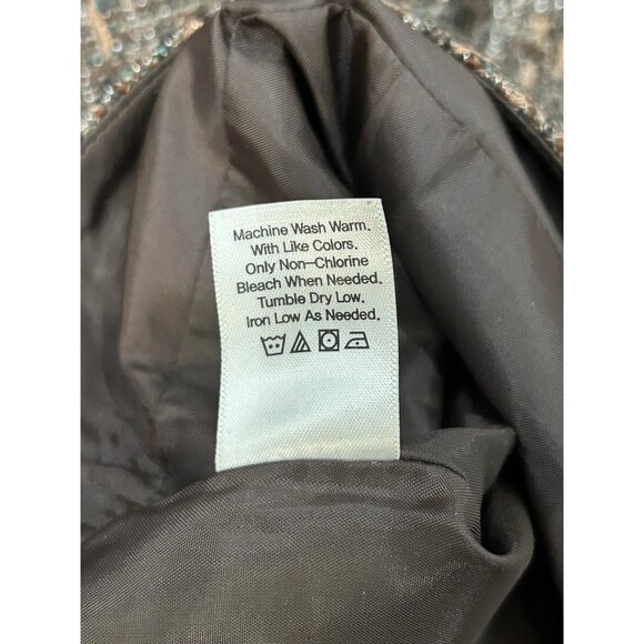 Coldwater Creek Womens Brown Tweed Pencil Skirt Sz 10 Petite - Picture 8 of 9